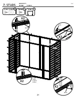 Preview for 21 page of Arrow Storage Products SCP84BG Owner'S Manual & Assembly Manual