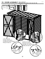 Preview for 35 page of Arrow Storage Products SCP84BG Owner'S Manual & Assembly Manual