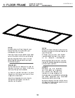 Preview for 18 page of Arrow Storage Products SFA105AN Owner'S Manual & Assembly Manual