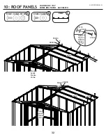 Preview for 32 page of Arrow Storage Products SFA105AN Owner'S Manual & Assembly Manual