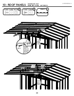 Preview for 35 page of Arrow Storage Products SFA105AN Owner'S Manual & Assembly Manual