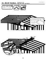 Preview for 36 page of Arrow Storage Products SFA105AN Owner'S Manual & Assembly Manual