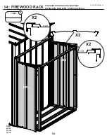 Preview for 54 page of Arrow Storage Products SFA105AN Owner'S Manual & Assembly Manual