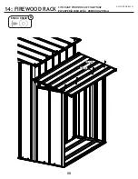 Preview for 59 page of Arrow Storage Products SFA105AN Owner'S Manual & Assembly Manual