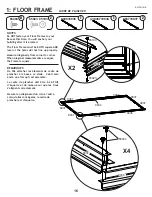 Preview for 16 page of Arrow Storage Products SpaceMaker CG108CC Owner'S Manual & Assembly Manual