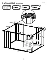 Preview for 23 page of Arrow Storage Products SpaceMaker CG108CC Owner'S Manual & Assembly Manual