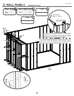 Preview for 24 page of Arrow Storage Products SpaceMaker CG108CC Owner'S Manual & Assembly Manual