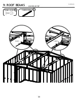 Preview for 33 page of Arrow Storage Products SpaceMaker CG108CC Owner'S Manual & Assembly Manual