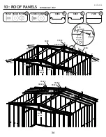 Preview for 34 page of Arrow Storage Products SpaceMaker CG108CC Owner'S Manual & Assembly Manual