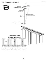 Preview for 42 page of Arrow Storage Products SpaceMaker CG108CC Owner'S Manual & Assembly Manual