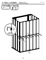 Preview for 20 page of Arrow Storage Products Spacemaker CY43JB22 Owner'S Manual & Assembly Manual