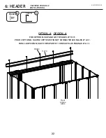 Preview for 22 page of Arrow Storage Products Spacemaker CY43JB22 Owner'S Manual & Assembly Manual