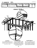 Preview for 23 page of Arrow Storage Products Spacemaker CY43JB22 Owner'S Manual & Assembly Manual