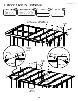 Preview for 25 page of Arrow Storage Products Spacemaker CY43JB22 Owner'S Manual & Assembly Manual