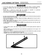 Preview for 35 page of Arrow Storage Products Spacemaker CY43JB22 Owner'S Manual & Assembly Manual