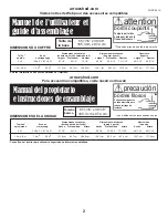 Preview for 2 page of Arrow Storage Products SpaceMaker PS53 Owner'S Manual And Assembly Manual