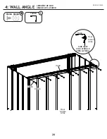 Preview for 20 page of Arrow Storage Products SpaceMaker PS53 Owner'S Manual And Assembly Manual