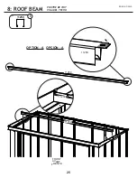 Preview for 25 page of Arrow Storage Products SpaceMaker PS53 Owner'S Manual And Assembly Manual