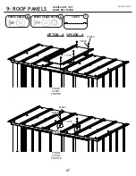 Preview for 27 page of Arrow Storage Products SpaceMaker PS53 Owner'S Manual And Assembly Manual