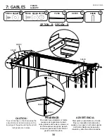 Preview for 30 page of Arrow Storage Products SpaceMaker PS53 Owner'S Manual And Assembly Manual