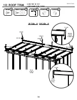 Preview for 34 page of Arrow Storage Products SpaceMaker PS53 Owner'S Manual And Assembly Manual