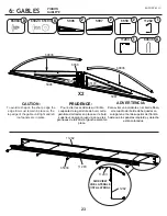 Preview for 23 page of Arrow Storage Products SpaceMaker PS63 Owner'S Manual & Assembly Manual