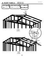 Preview for 26 page of Arrow Storage Products SpaceMaker PS63 Owner'S Manual & Assembly Manual