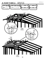 Preview for 28 page of Arrow Storage Products SpaceMaker PS63 Owner'S Manual & Assembly Manual