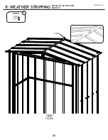 Preview for 29 page of Arrow Storage Products SpaceMaker PS63 Owner'S Manual & Assembly Manual