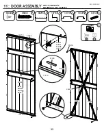 Предварительный просмотр 33 страницы Arrow Storage Products SpaceMaker PS63 Owner'S Manual & Assembly Manual