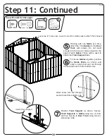 Preview for 30 page of Arrow Storage Products VAR1012S Owner'S Manual & Assembly Manual