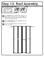 Preview for 34 page of Arrow Storage Products VAR1012S Owner'S Manual & Assembly Manual