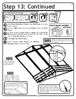 Preview for 35 page of Arrow Storage Products VAR1012S Owner'S Manual & Assembly Manual