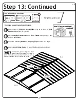 Preview for 37 page of Arrow Storage Products VAR1012S Owner'S Manual & Assembly Manual