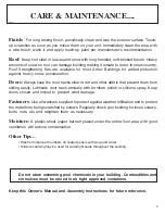 Preview for 5 page of Arrow Storage Products VM108 Owner'S Manual & Assembly Instructions