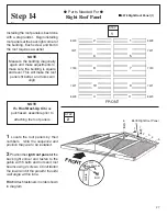 Preview for 27 page of Arrow Storage Products VM108 Owner'S Manual & Assembly Instructions