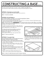 Preview for 12 page of Arrow Storage Products VVCS85 Owner'S Manual & Assembly Instructions