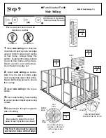 Preview for 22 page of Arrow Storage Products WDA1012 Owner'S Manual & Assembly Instructions