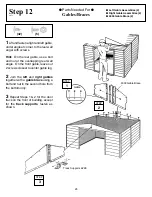 Preview for 25 page of Arrow Storage Products WDA1012 Owner'S Manual & Assembly Instructions