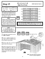 Preview for 28 page of Arrow Storage Products WDA1012 Owner'S Manual & Assembly Instructions