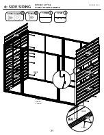 Preview for 21 page of Arrow Storage Products WR106 Owner'S Manual & Assembly Manual