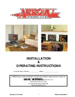 Arrow 1600 Installation & Operating Instructions Manual preview