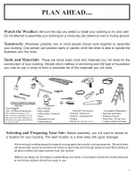 Preview for 3 page of Arrow 697.68102-A Owner'S Manual & Assembly Instructions