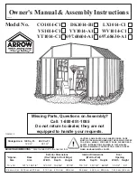 Arrow 697.68604-A1 Owner'S Manual & Assembly Instructions preview