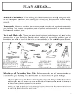 Preview for 3 page of Arrow 697.68608 Owner'S Manual & Assembly Instructions