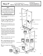 Preview for 39 page of Arrow 697.68608 Owner'S Manual & Assembly Instructions