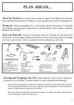 Preview for 3 page of Arrow 697.68618 Owner'S Manual & Assembly Instructions