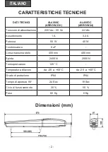 Preview for 3 page of Arrow AL400AC Instructions And Warnings For Installation, Use And Maintenance