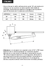 Preview for 5 page of Arrow AL400AC Instructions And Warnings For Installation, Use And Maintenance