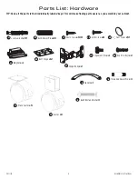 Preview for 4 page of Arrow Christa 1401 Assembly Instructions Manual